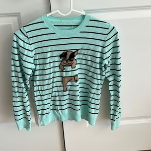 Mini Boden Dog Sweater Girls Size 11-12